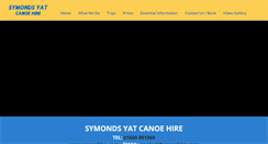 Desktop Screenshot of canoehire.com